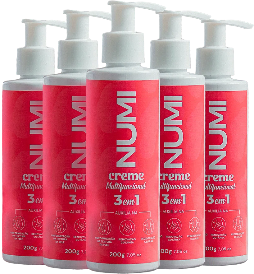 5 potes de creme NUMI